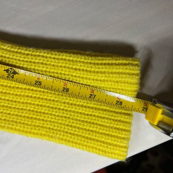 Fossil Sweater Gray/Yellow Wool Cashmere Blend XL Sleeves Color-Blockv Sz XS - Picture 10 of 10